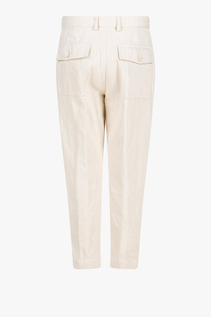 TAPERED CROPPED CHINO
