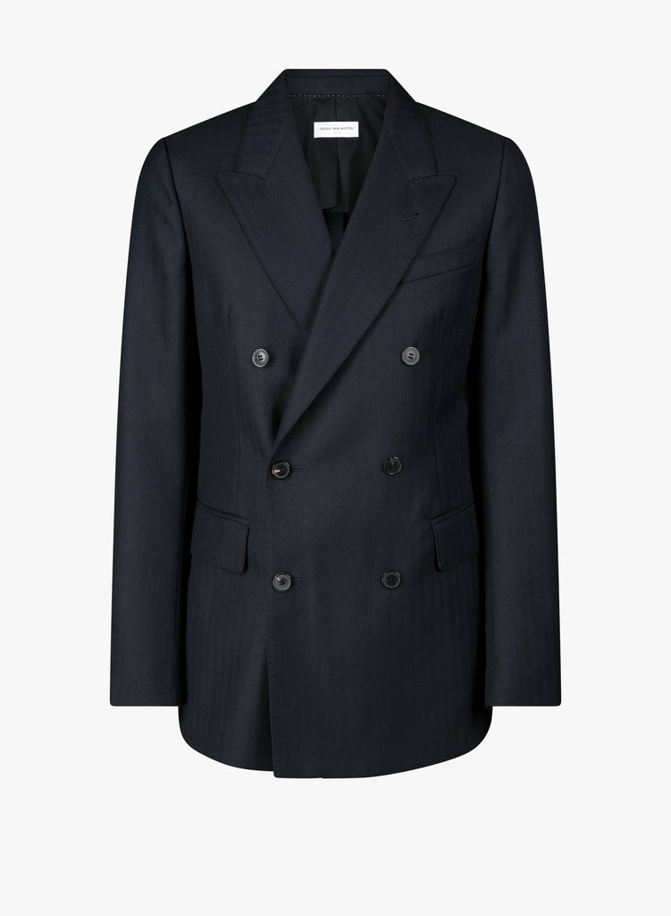 BENZ BIS SLIM FIT DOUBLE BREASTED BLAZER
