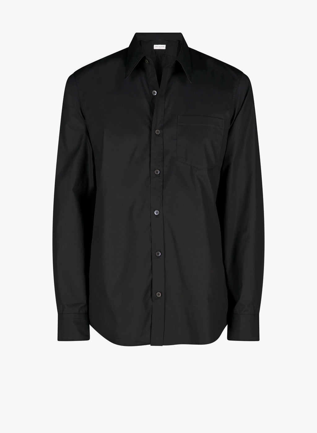 CORBINO FITTED SHIRT BLACK