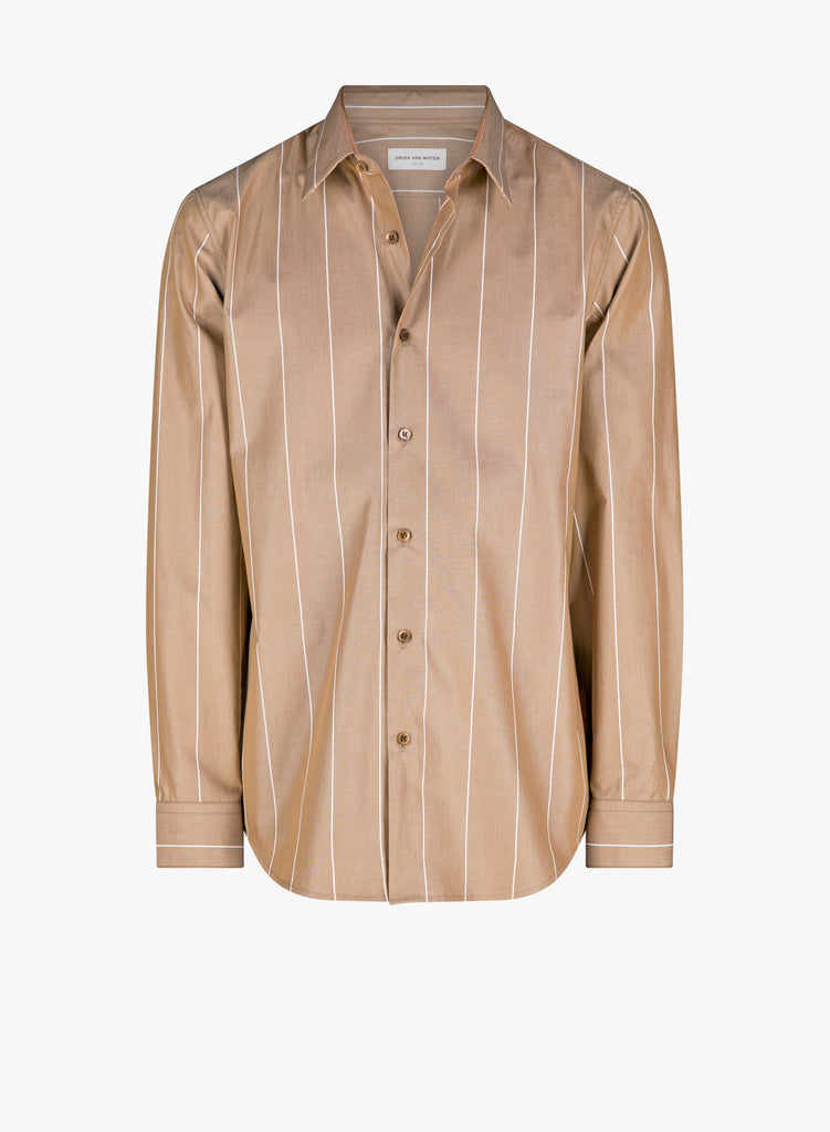 CURLES FITTED, CLEAN MINIMAL DETAILS SHIRT