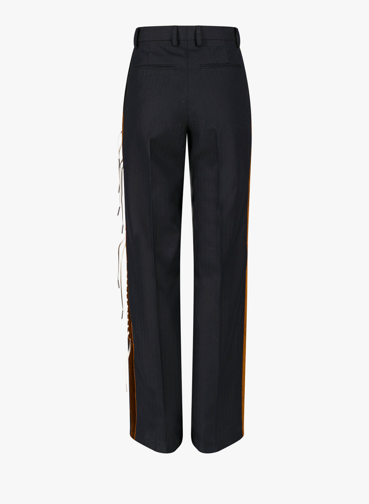 Portias embroidered trousers