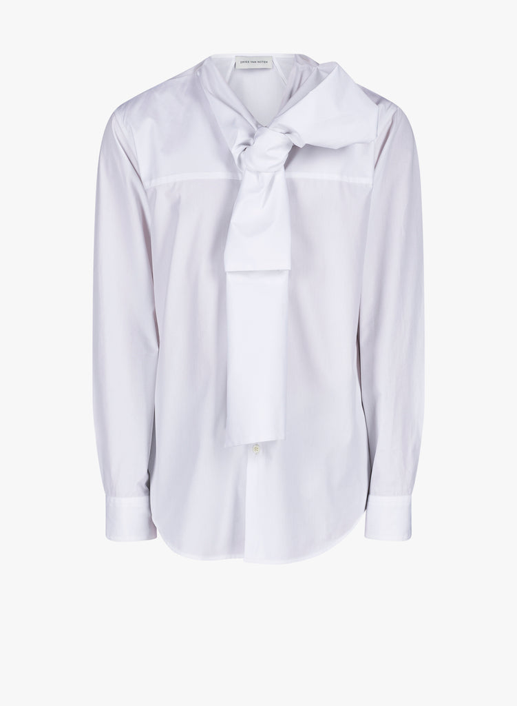 Curlbitt Neck Bow Shirt