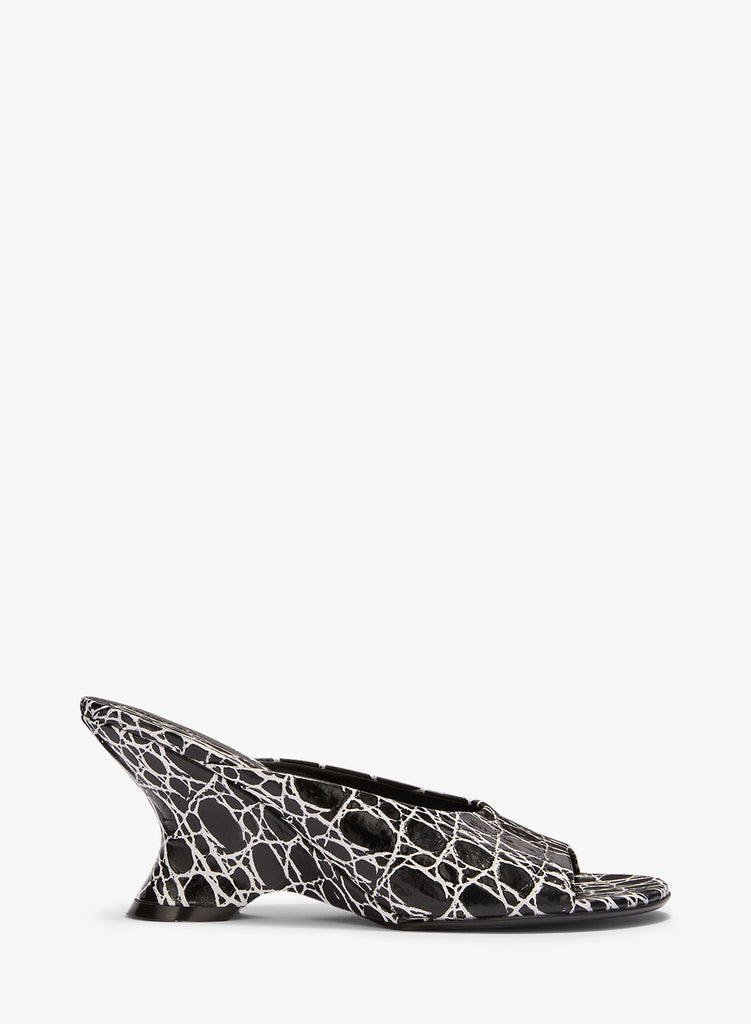 Crocco printed mules