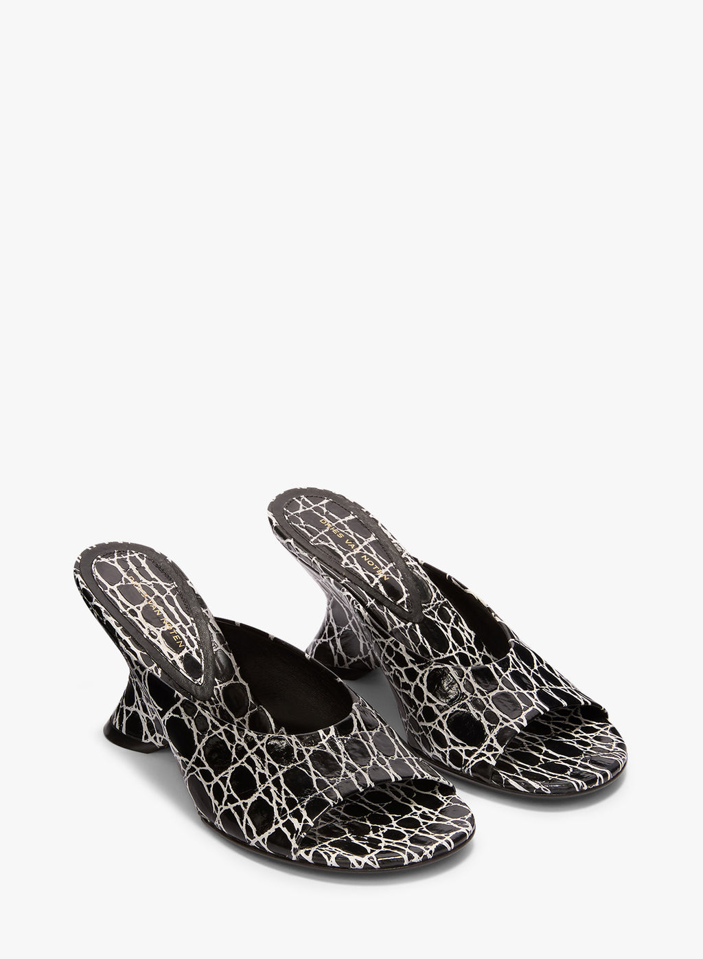 Crocco printed mules