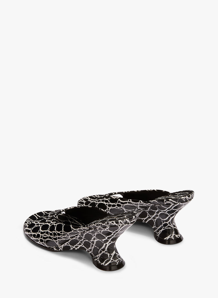 Crocco printed mules