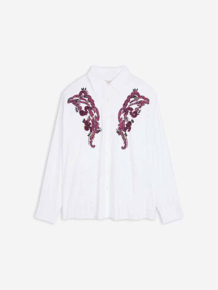 Casia embroidered shirt