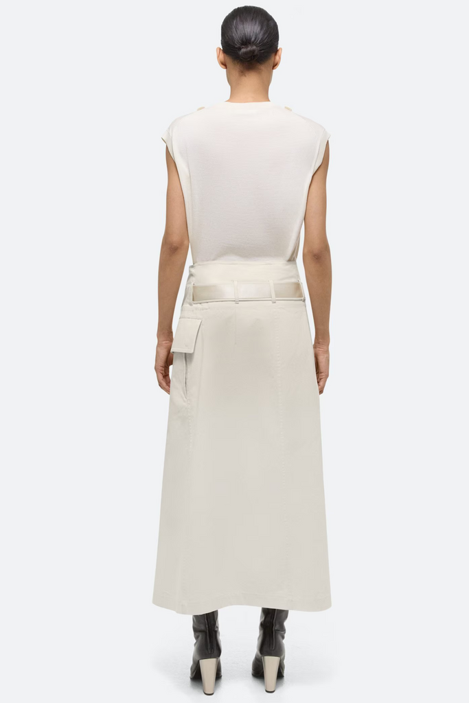 Trench Wrap Skirt