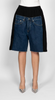 Low denim shorts