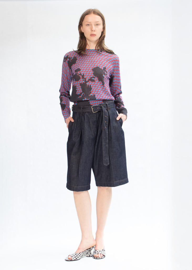 Peaches denim shorts