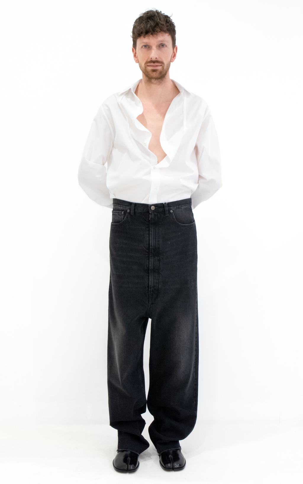 Low crotch denim Trousers