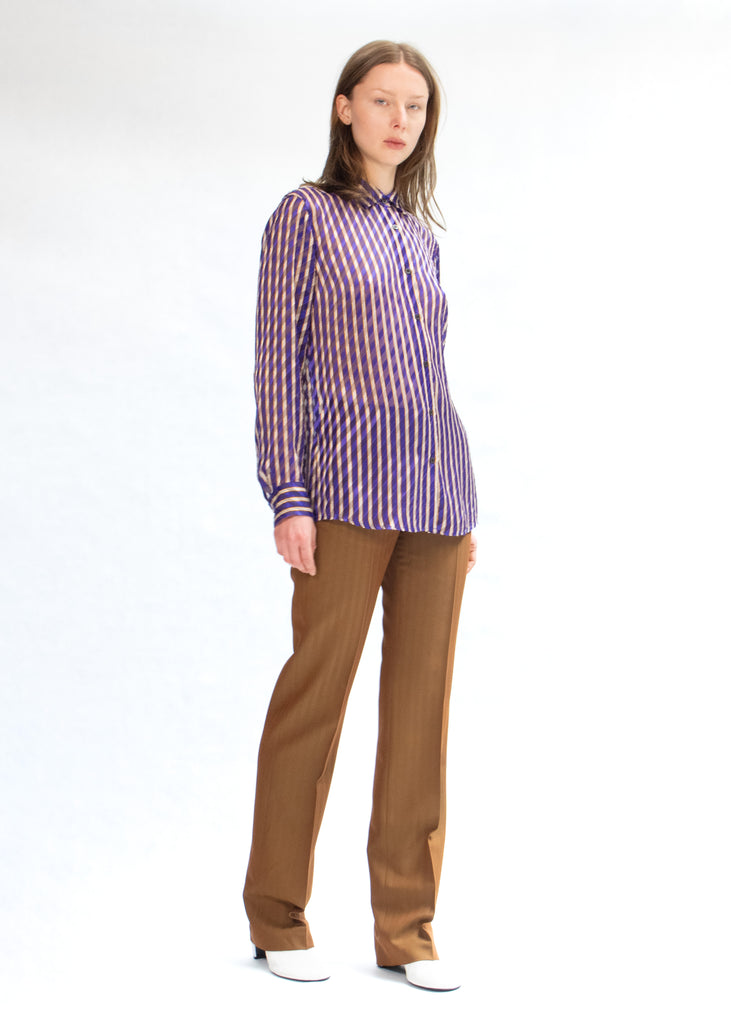 Clavelly devore shirt