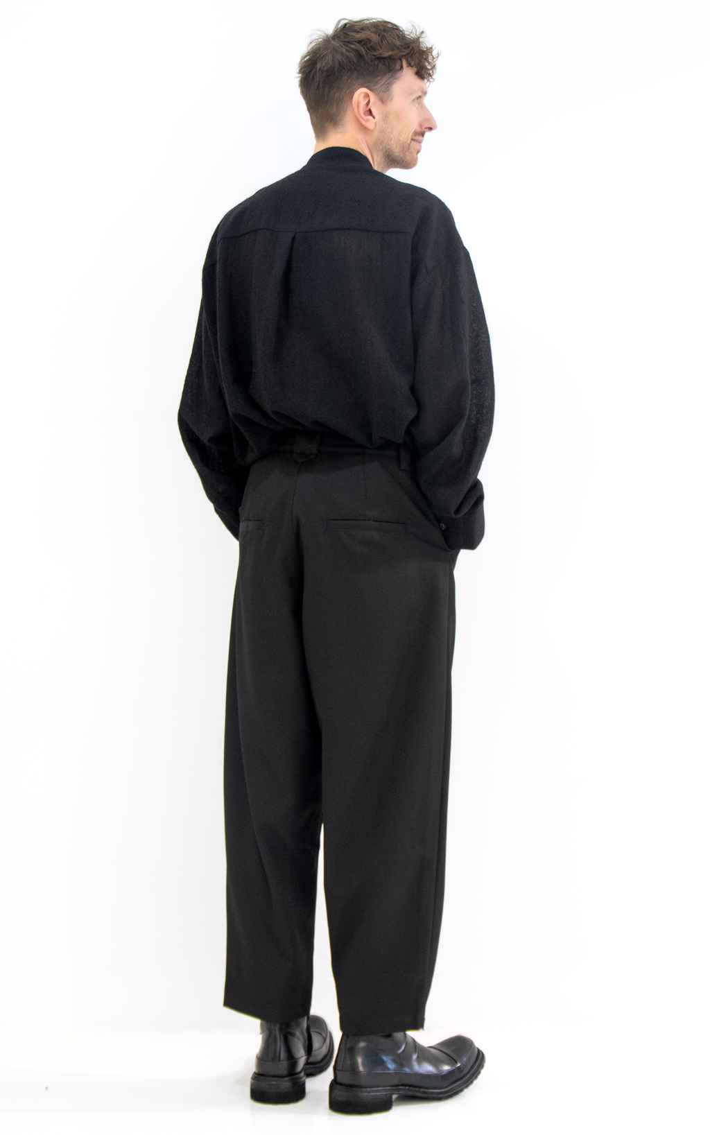 Pleated Glide Trousers