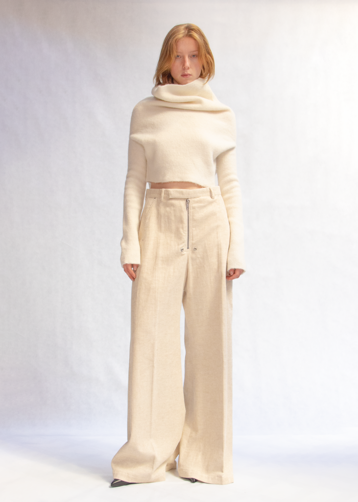 Wide corduroy trousers