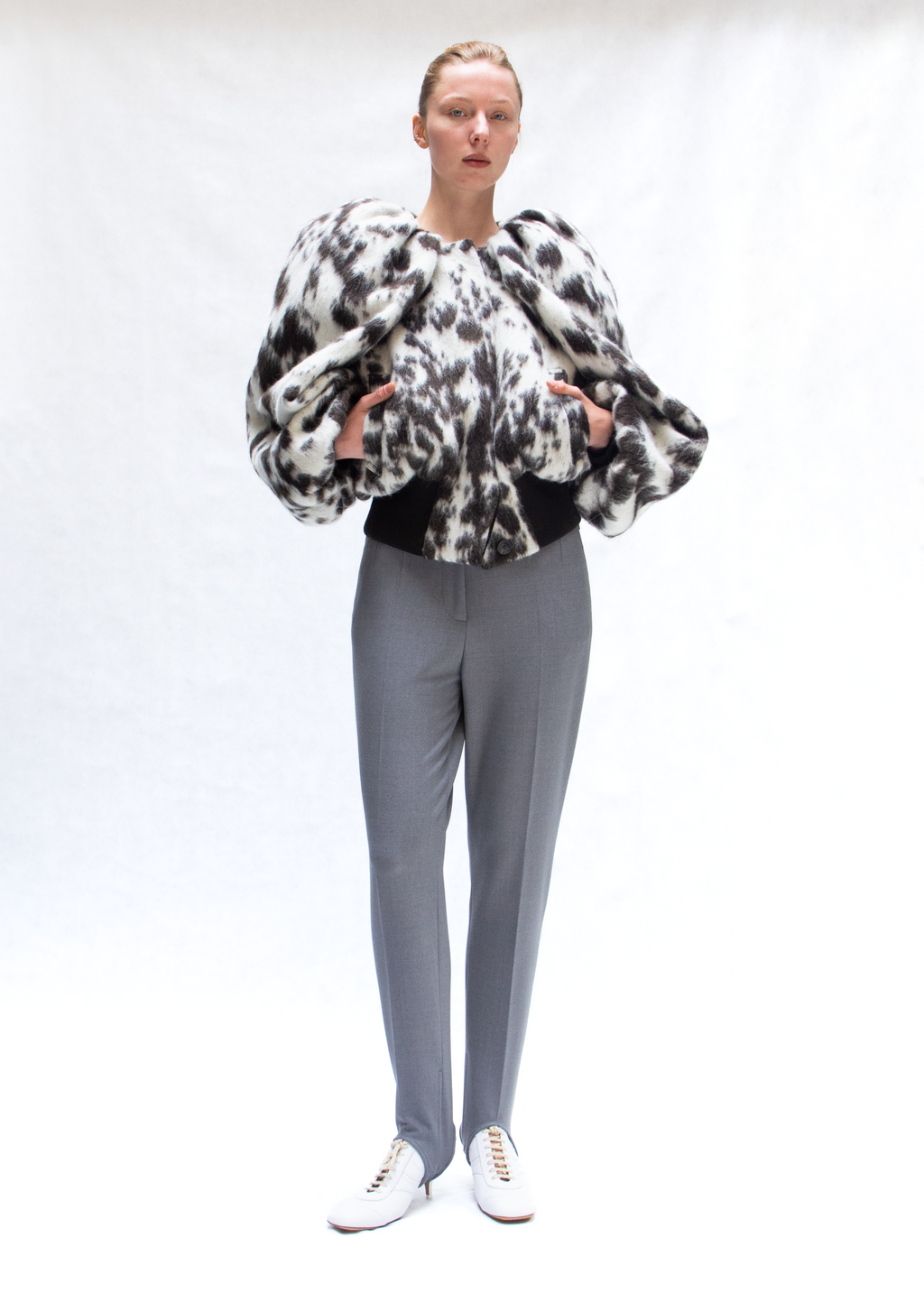 Virginny puff shoulders jacket