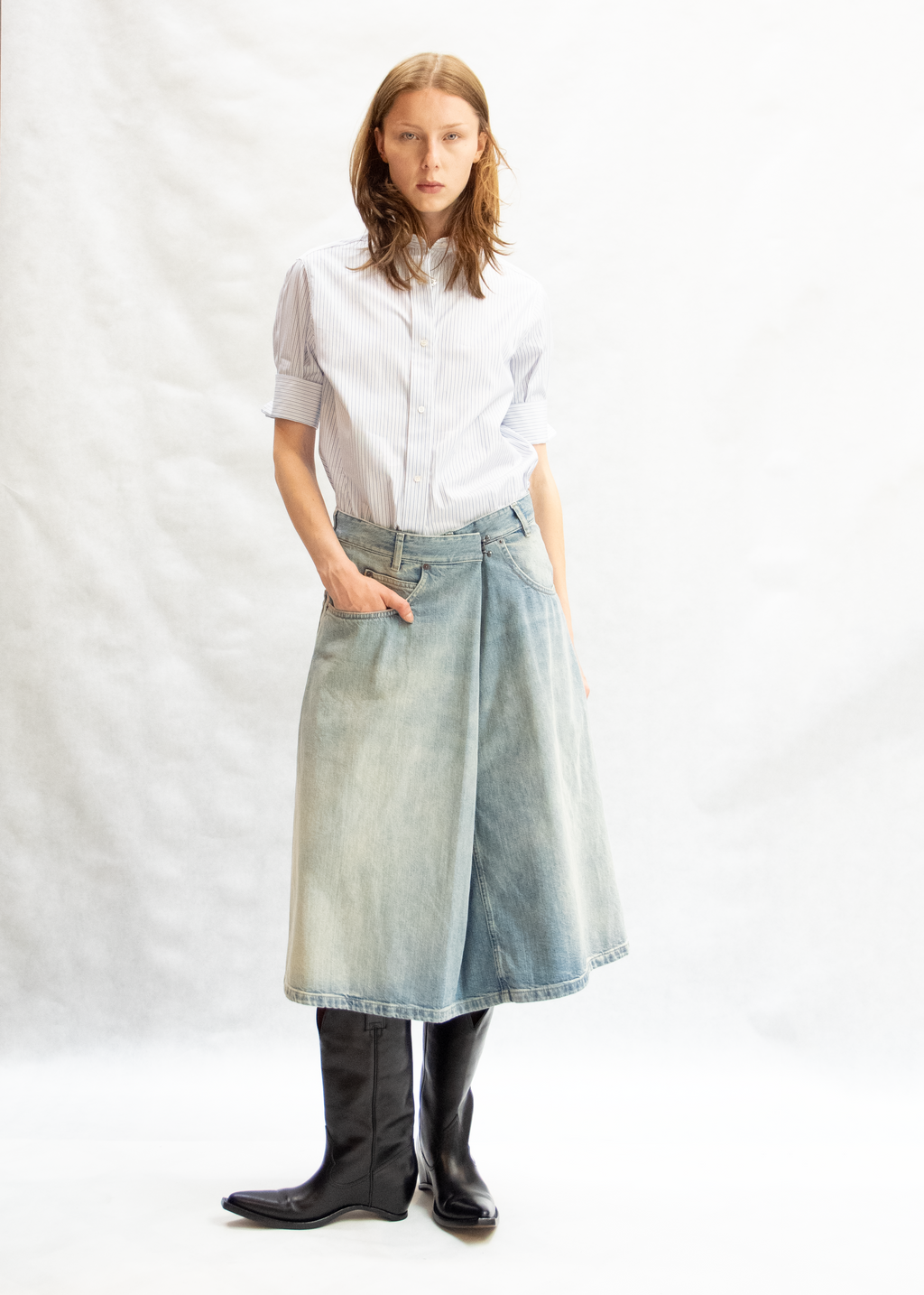 Fold over skirt