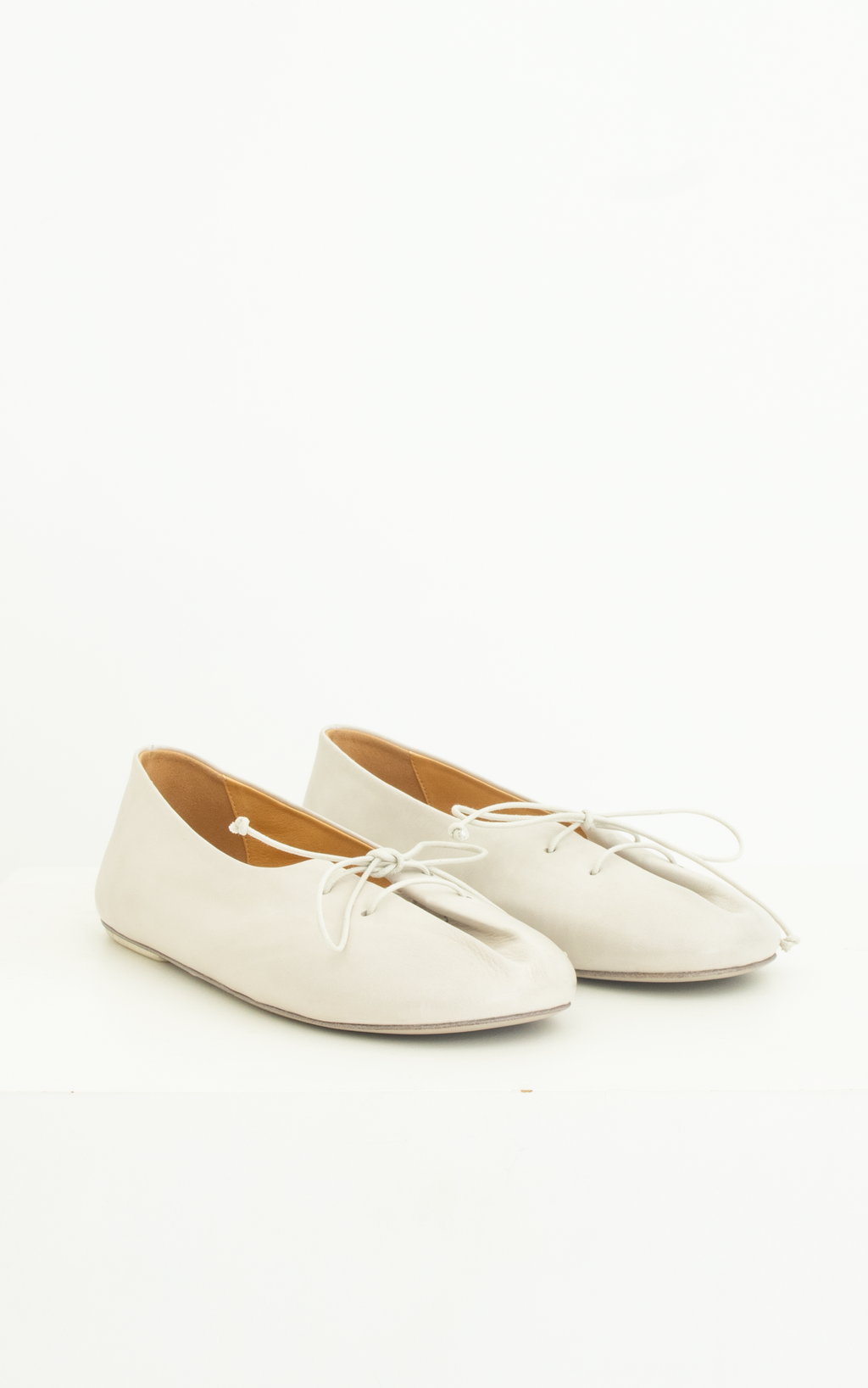 Leather flats