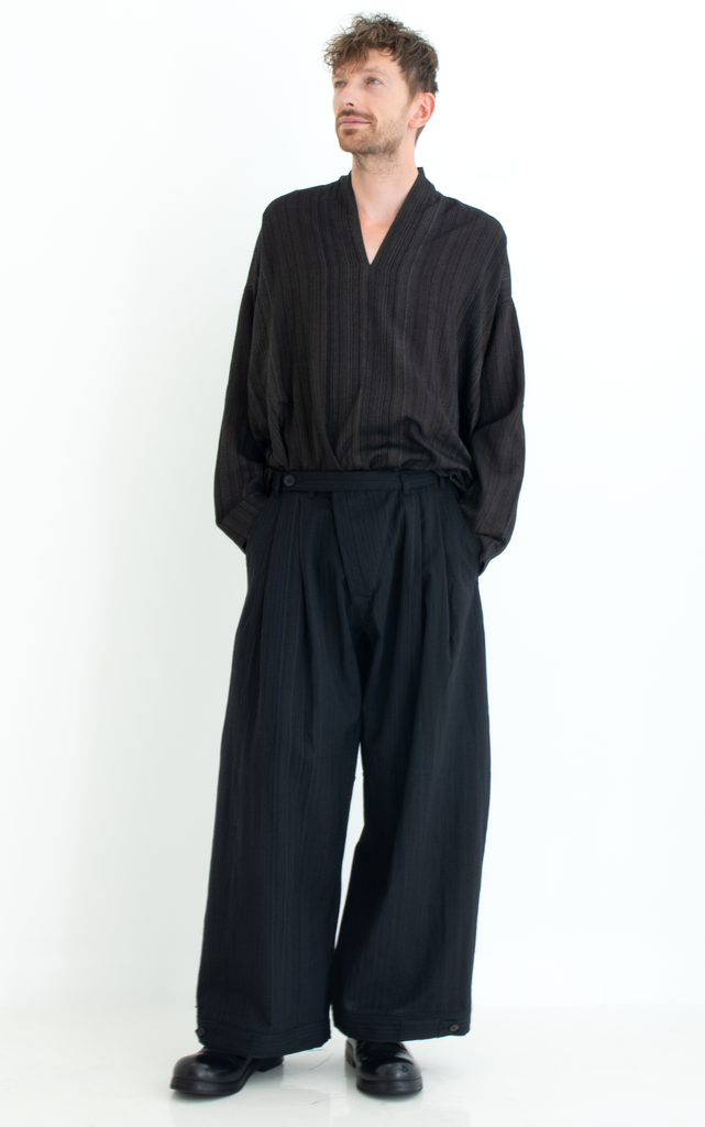 Double Pleated Trousers