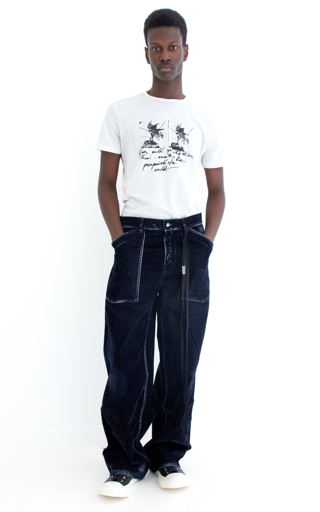 Kedar Flocked Trousers