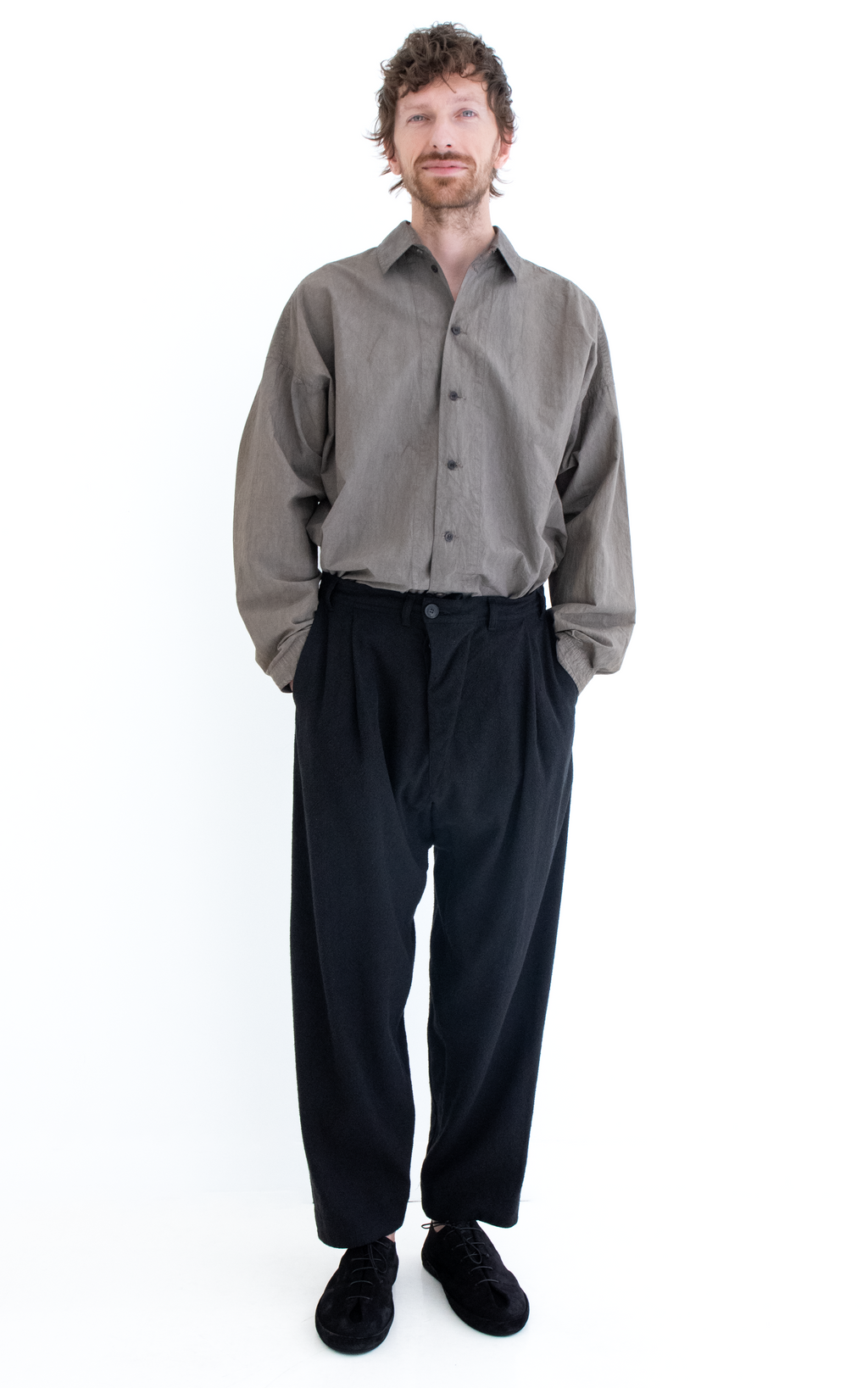 Single Pleated Trousers