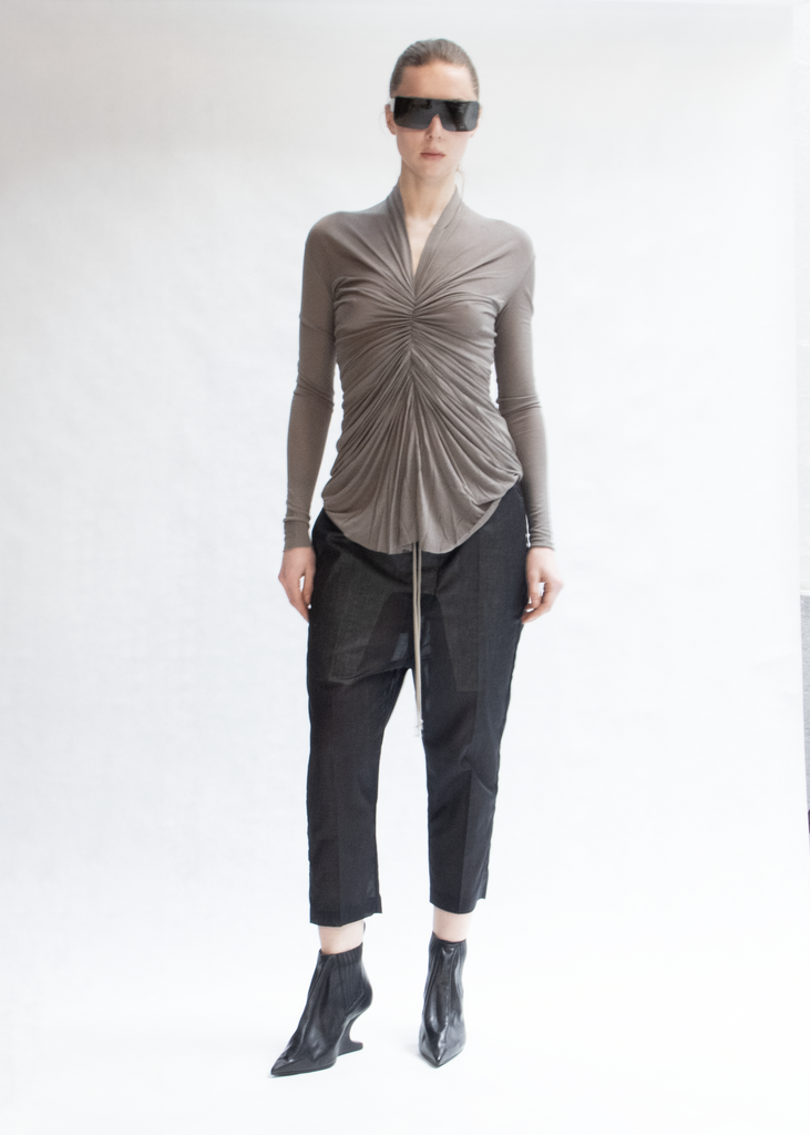 Drawstring astaires cropped trousers