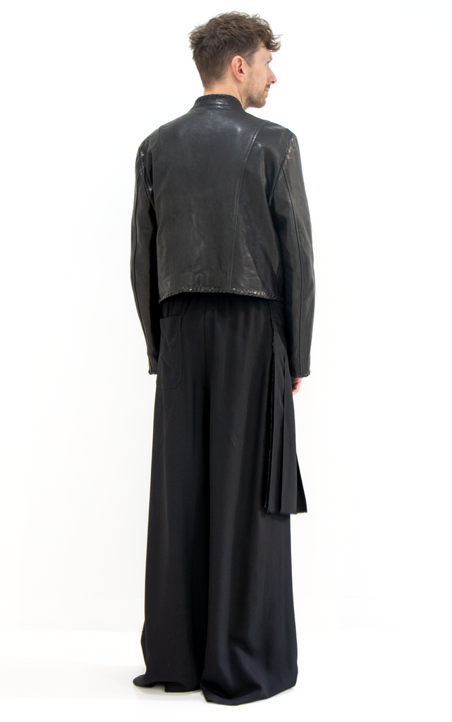 Rikus Cropped Leather Jacket