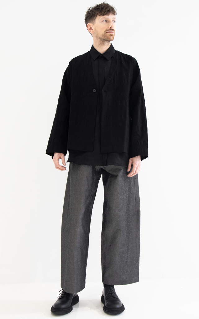 Collarless Blazer