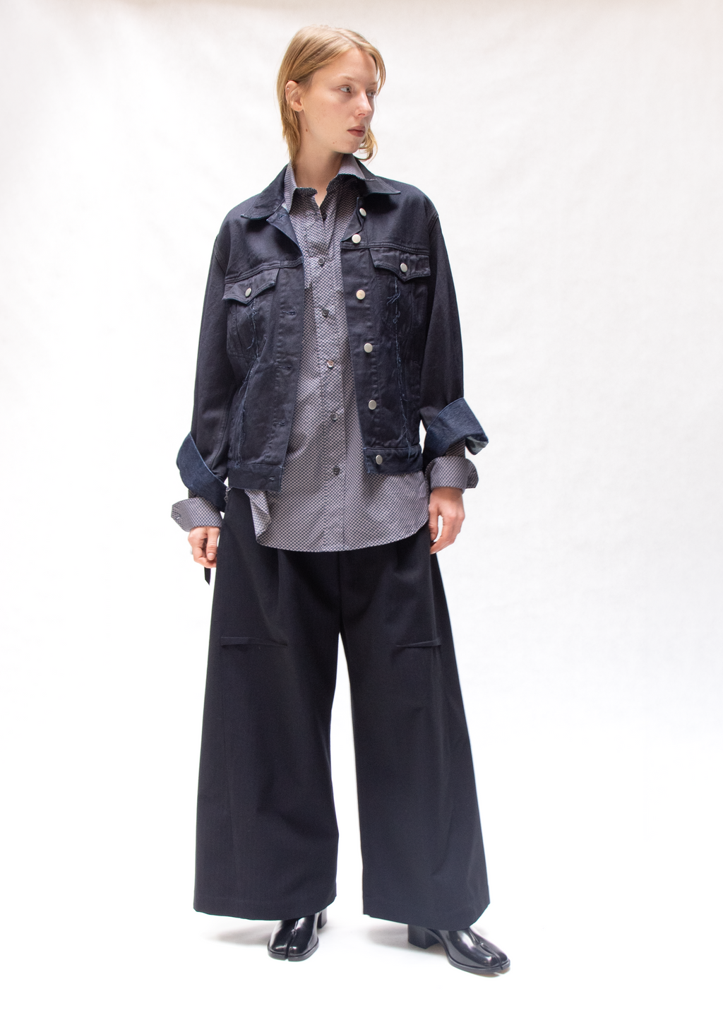 Reworked denim jacket