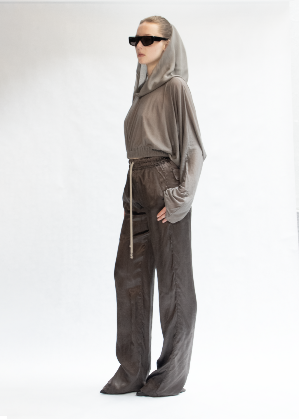 Cropped Hooded Tunic