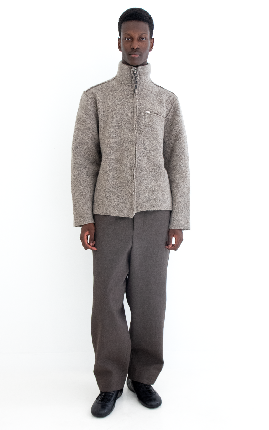 ZIP UP KNIT