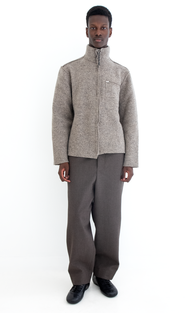 ZIP UP KNIT