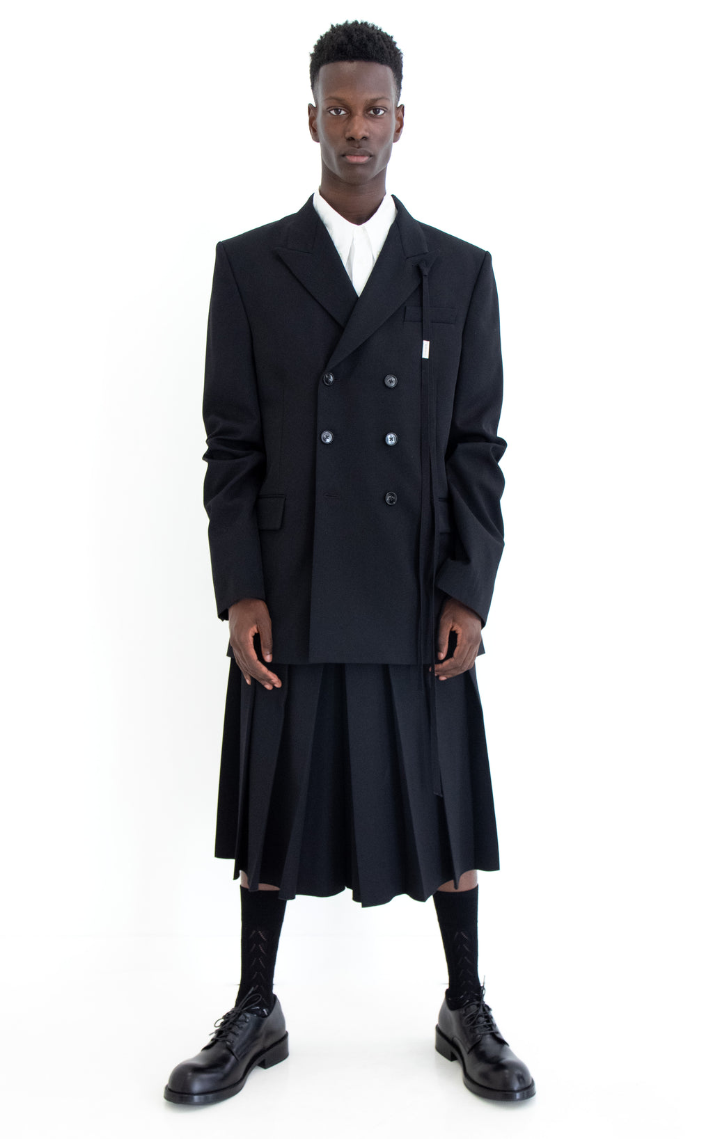 Waldus Pick Lapel Double Breasted Tailored Jacket