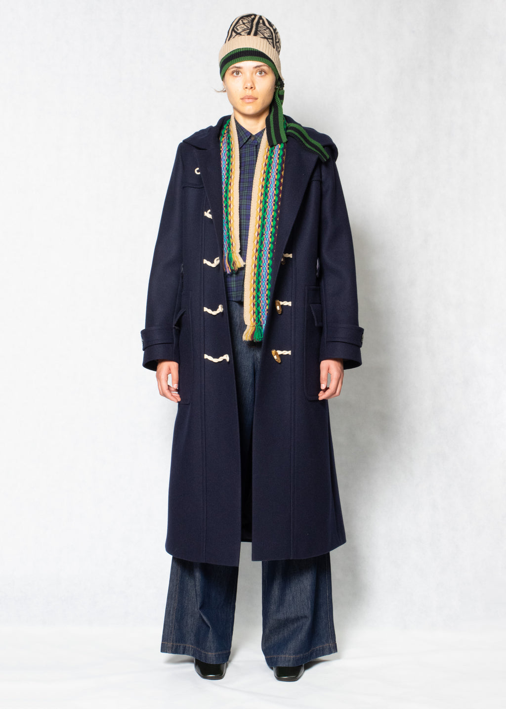 Ruffle dufflecoat
