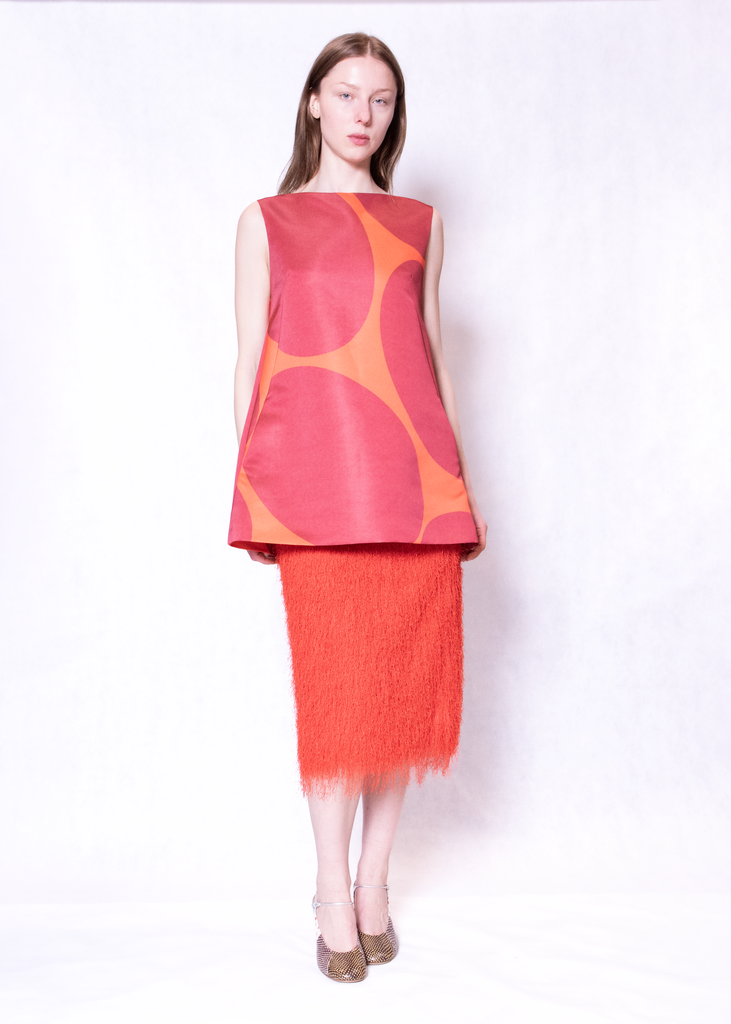 Sokna fringed skirt