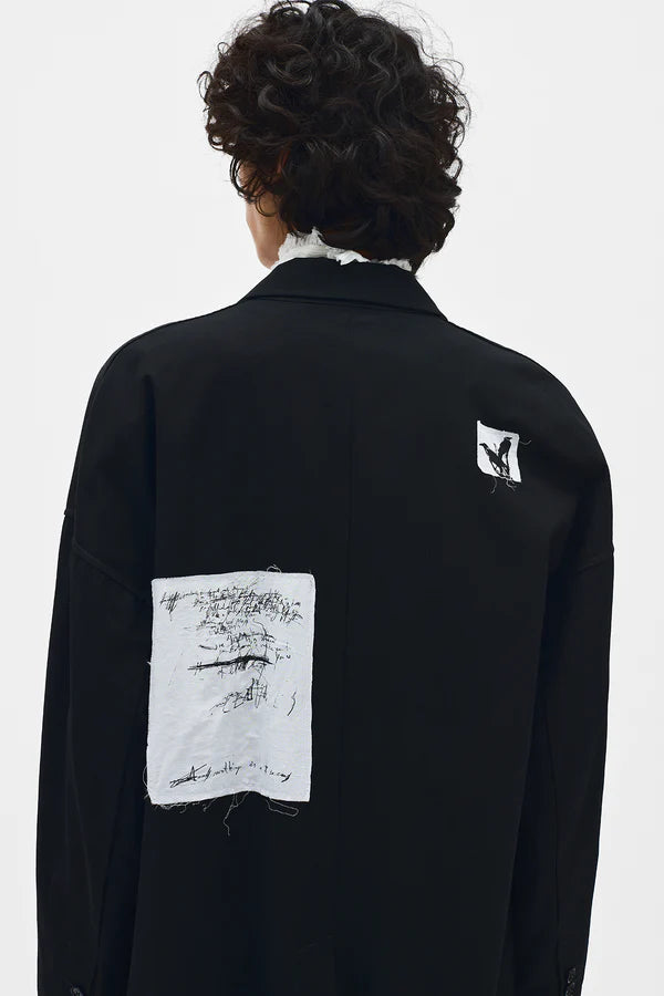 Dario Long Deconstructed Coat