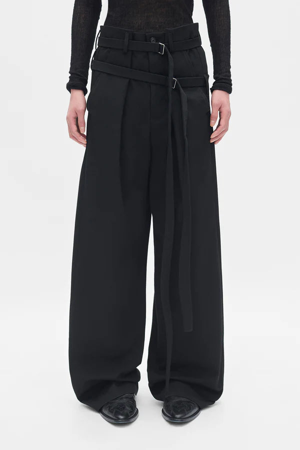 Woubrecht double Belted Trousers