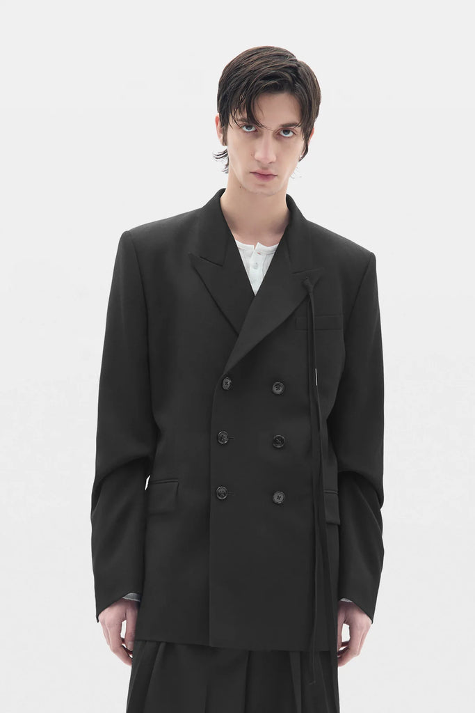Waldus Pick Lapel Double Breasted Tailored Jacket