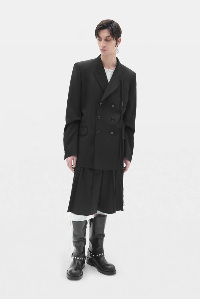 Waldus Pick Lapel Double Breasted Tailored Jacket
