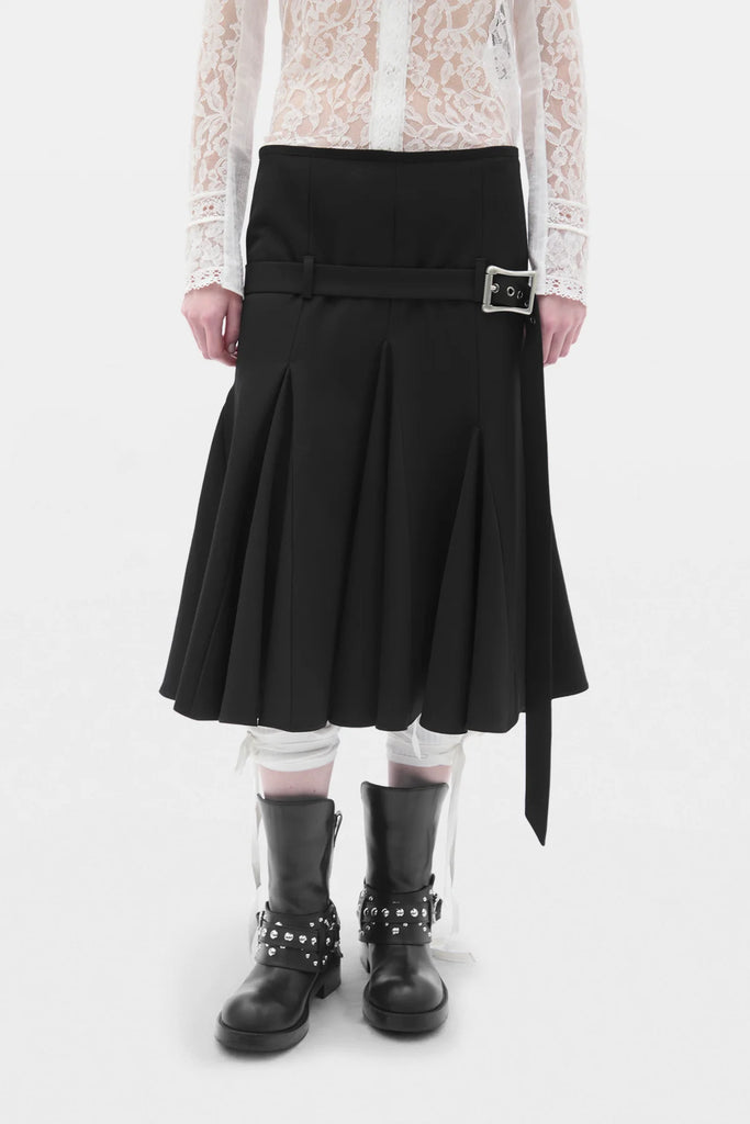 Helma Knee Length Handkerchief Skirt