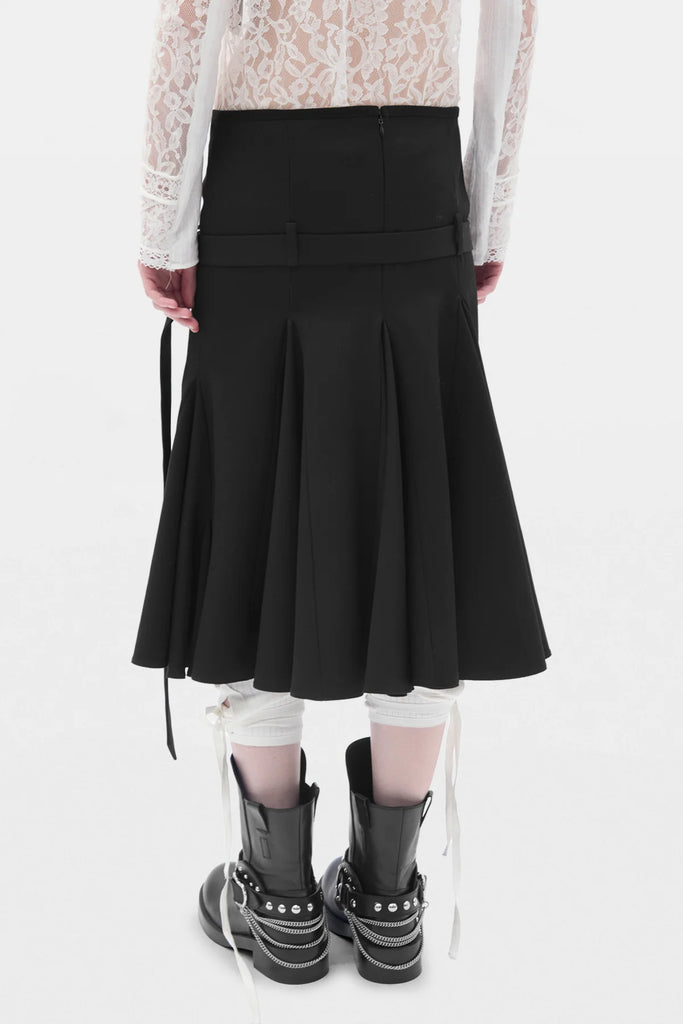 Helma Knee Length Handkerchief Skirt