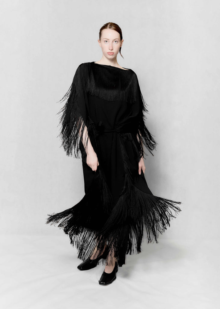 Maxi fringes dress