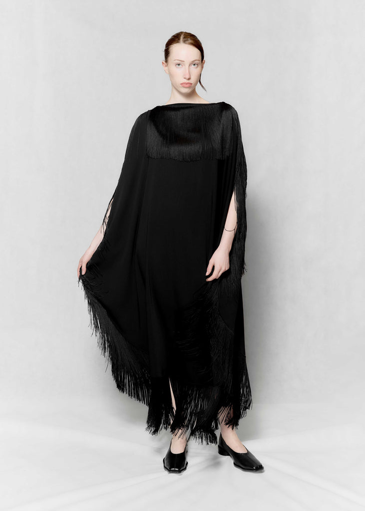 Maxi fringes dress