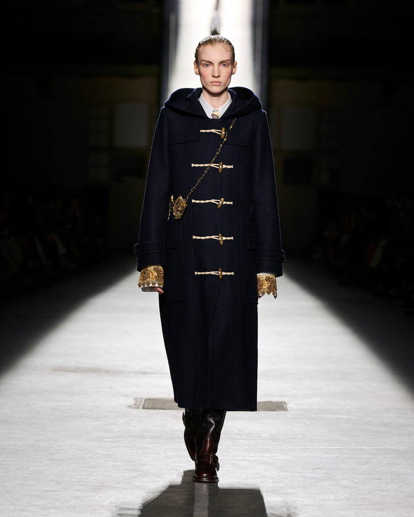 Ruffle dufflecoat