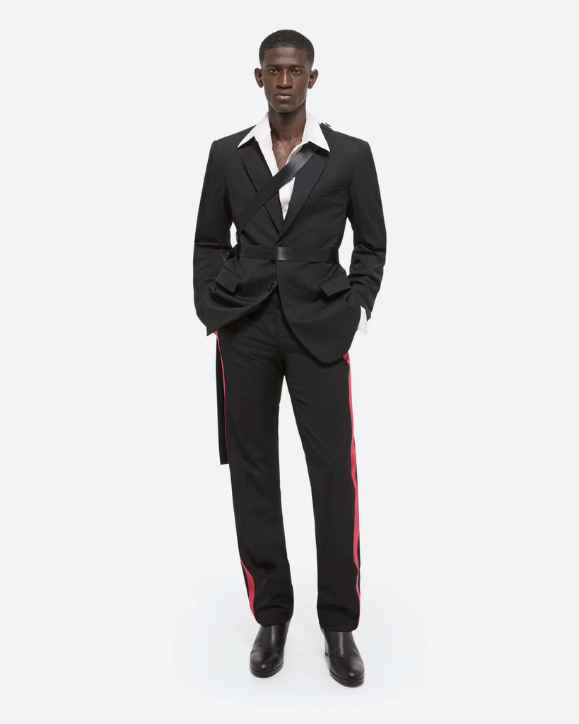 VIRGIN WOOL SEATBELT BLAZER