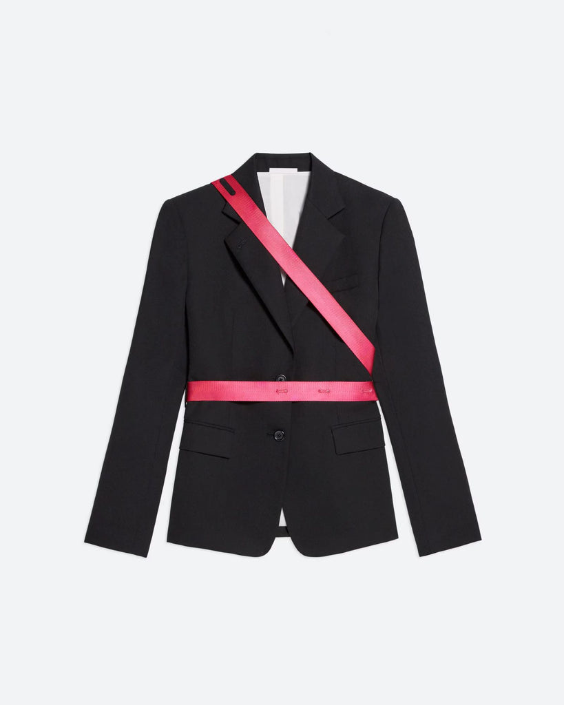 VIRGIN WOOL SEATBELT BLAZER