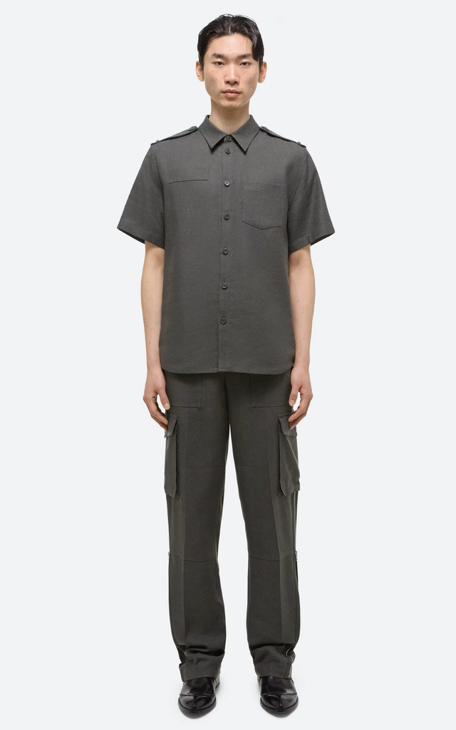 Linen Epaulet Shirt