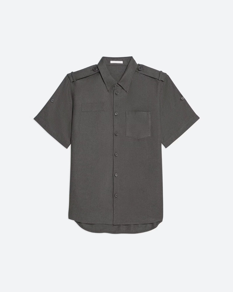 Linen Epaulet Shirt