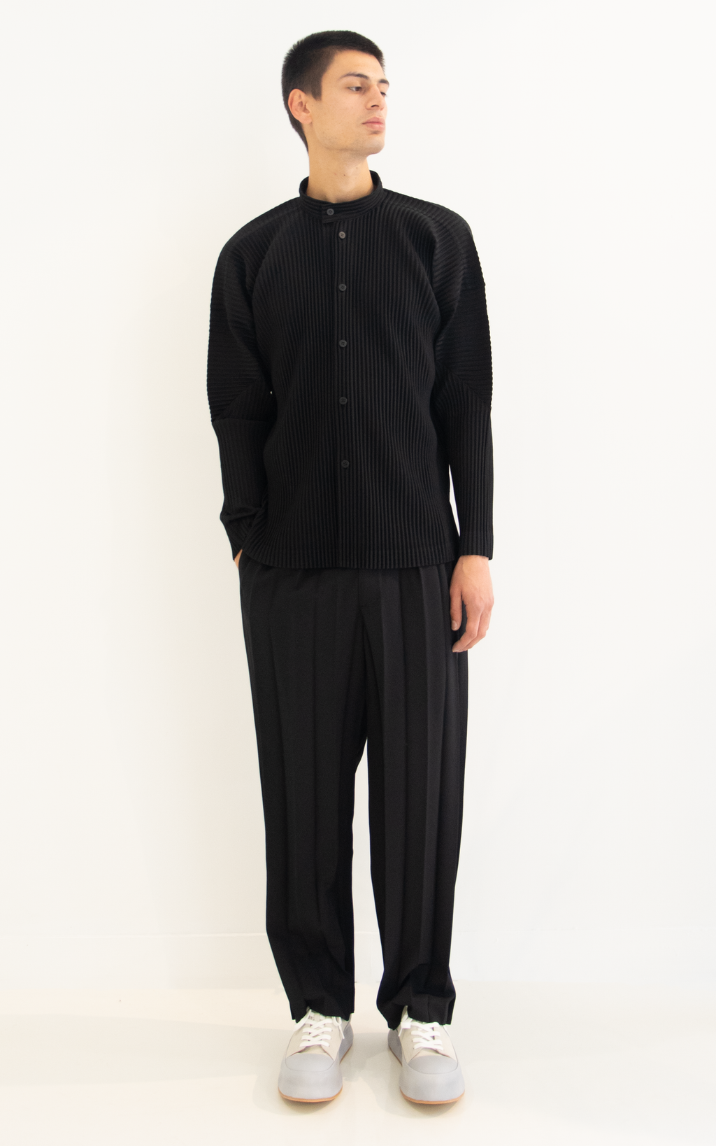 Small Standing Collar Shirt