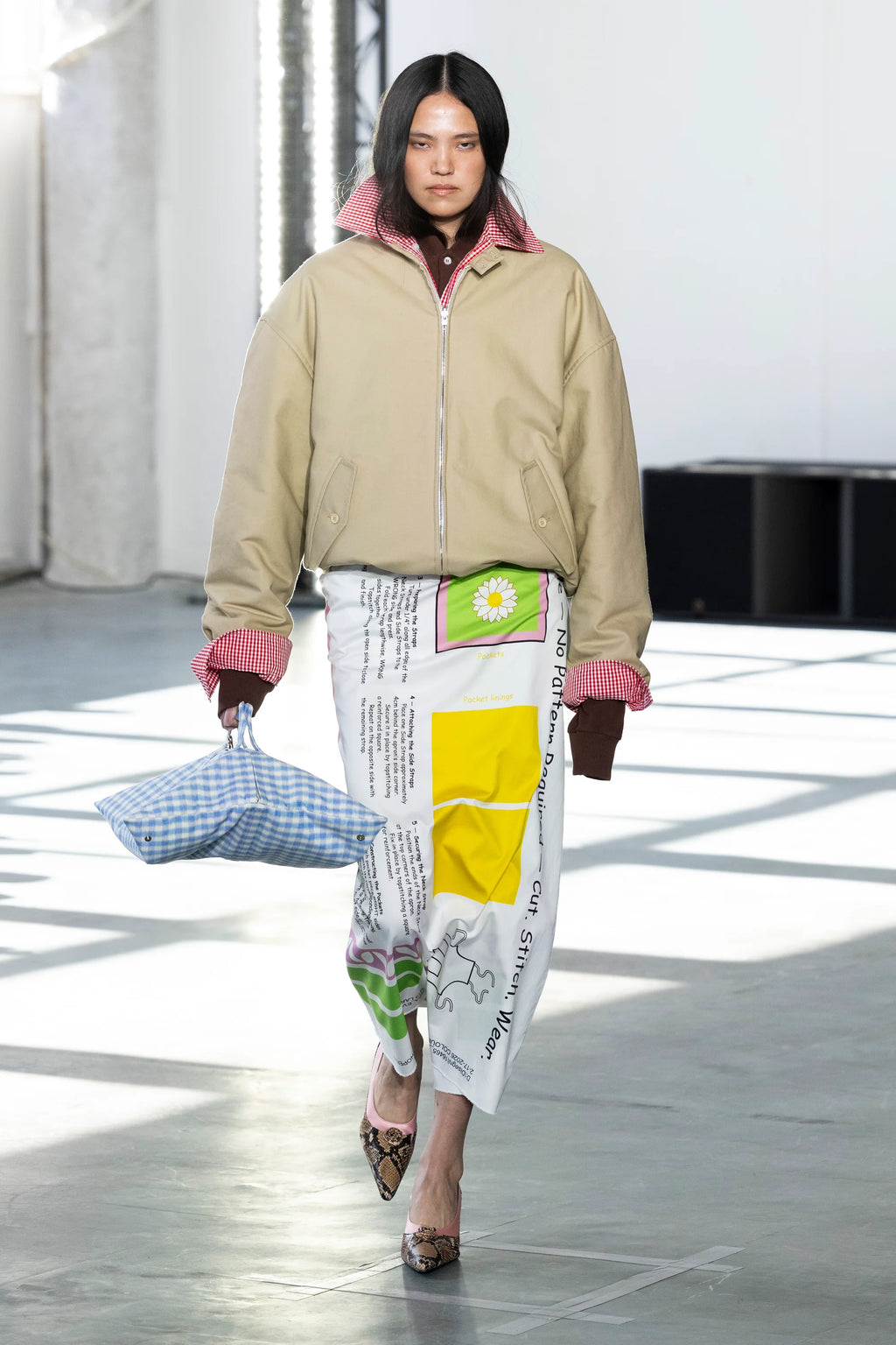 Reversible harrington jacket