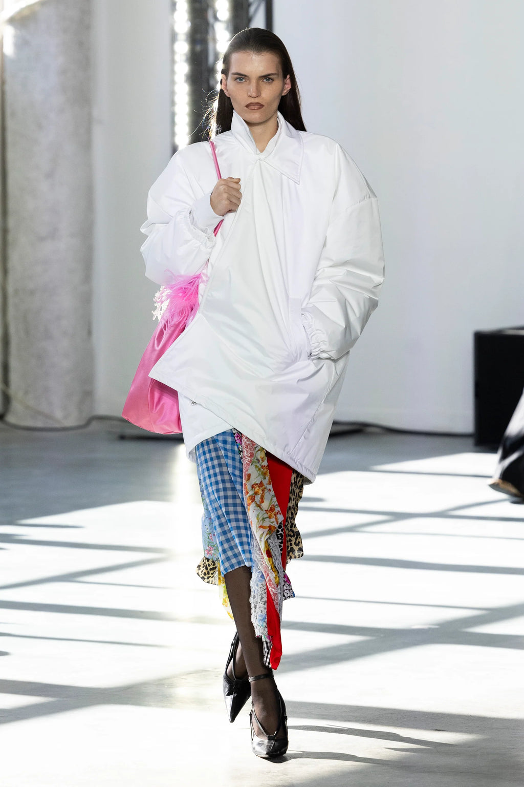 Diagonal anorak