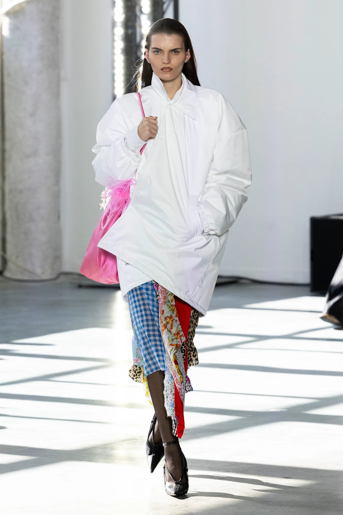 Diagonal anorak